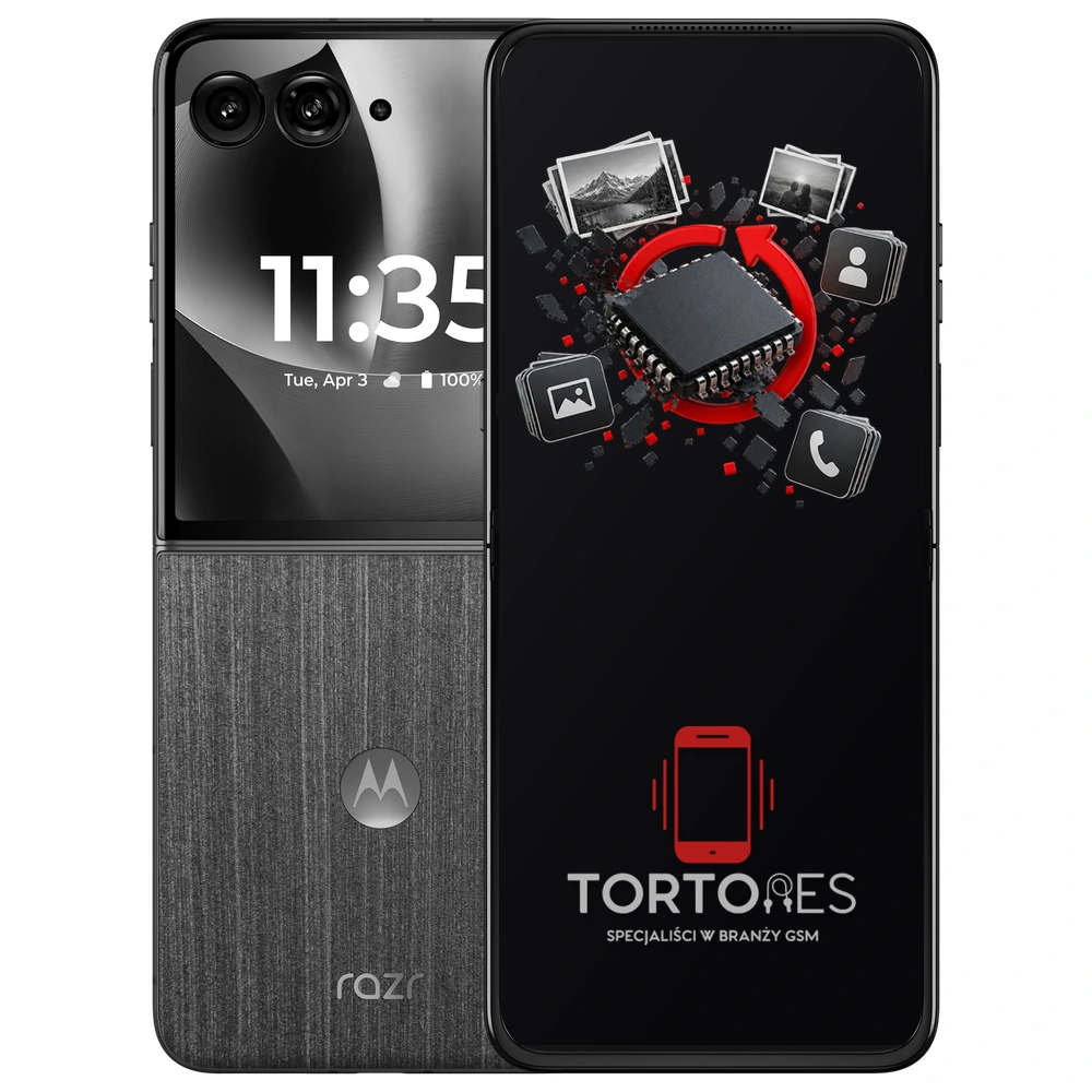 Motorola Razr 70 Ultra z ilustracją odzyskiwania danych - odzyskiwanie danych