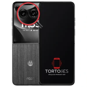 Motorola Razr 70 Ultra z lupą na tylnych aparatach - wymiana tylnej kamery