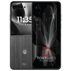 Motorola Razr 70 Ultra z ilustracją pękniętego wyświetlacza - wymiana zbitego wyświetlacza