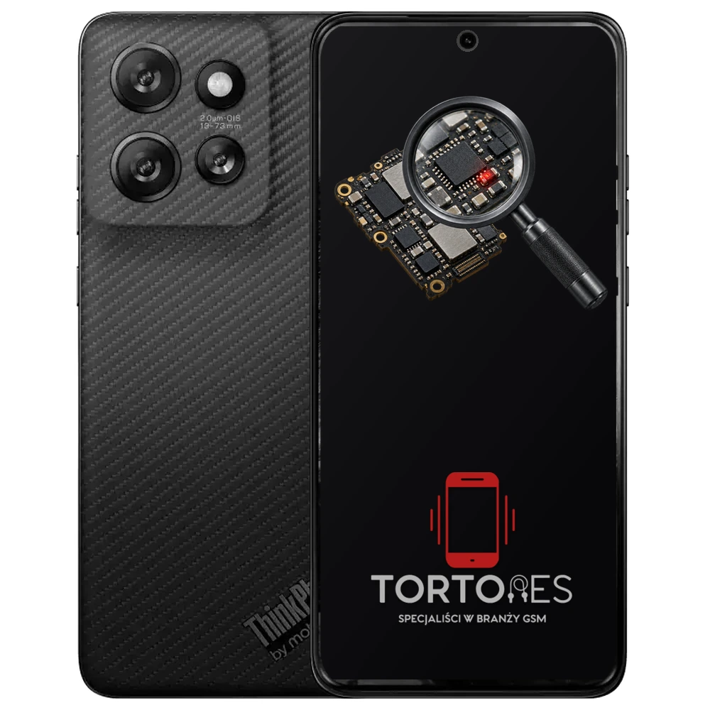 Motorola ThinkPhone 25 z symbolem diagnostyki - diagnoza telefonu