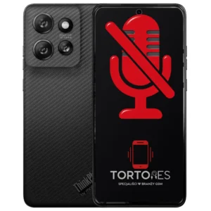Motorola ThinkPhone 25 z symbolem mikrofonu - naprawa mikrofonu