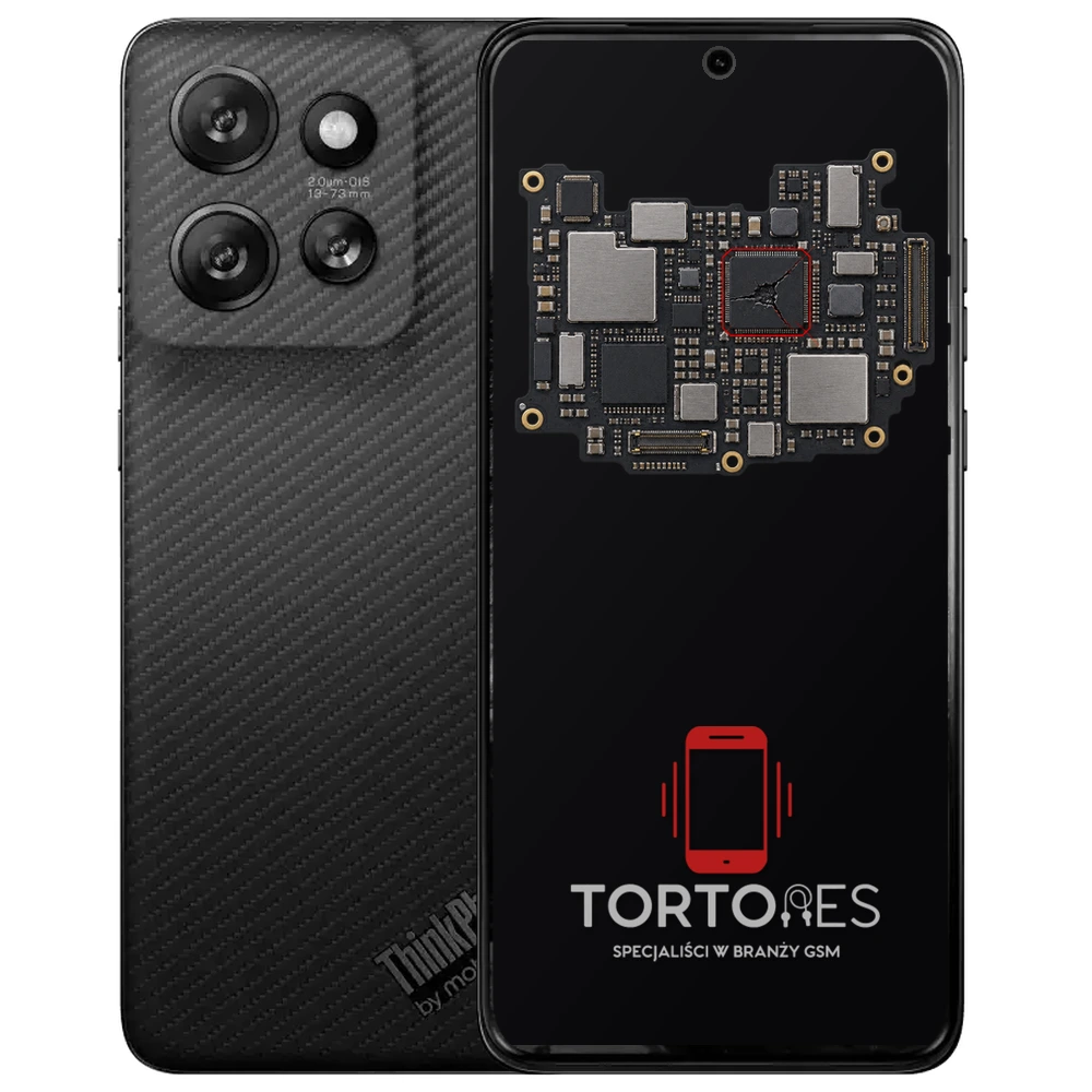 Motorola ThinkPhone 25 z ilustracją płyty głównej - naprawa płyty głównej