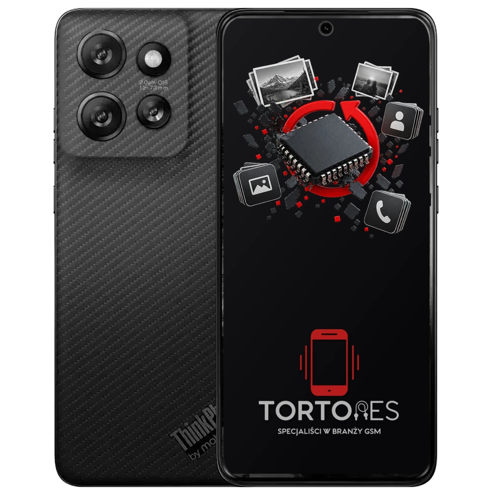 Motorola ThinkPhone 25 z ilustracją odzyskiwania danych - odzyskiwanie danych