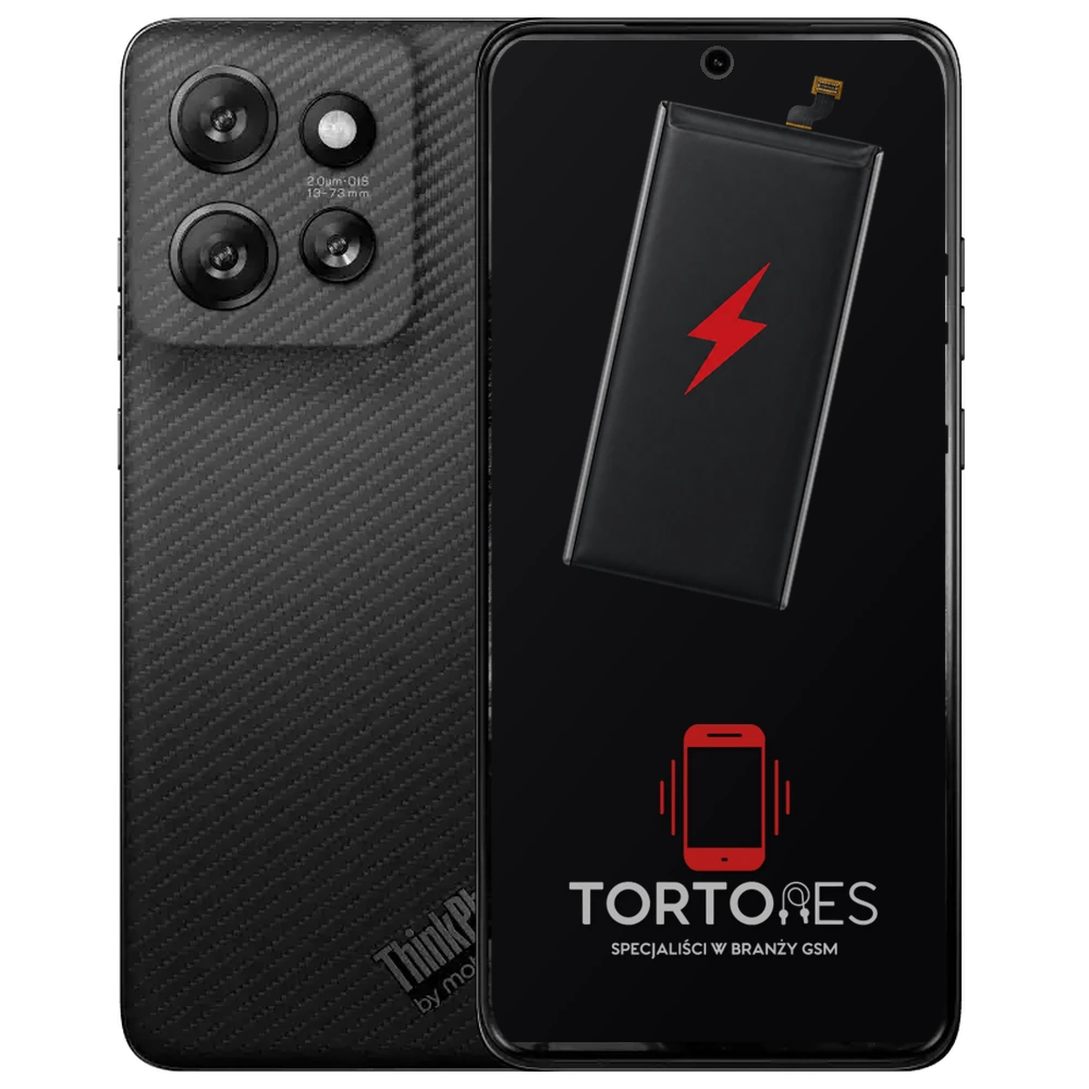 Motorola ThinkPhone 25 z ilustracją baterii - wymiana baterii