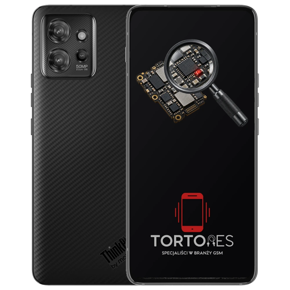 Motorola ThinkPhone z symbolem diagnostyki - diagnoza telefonu