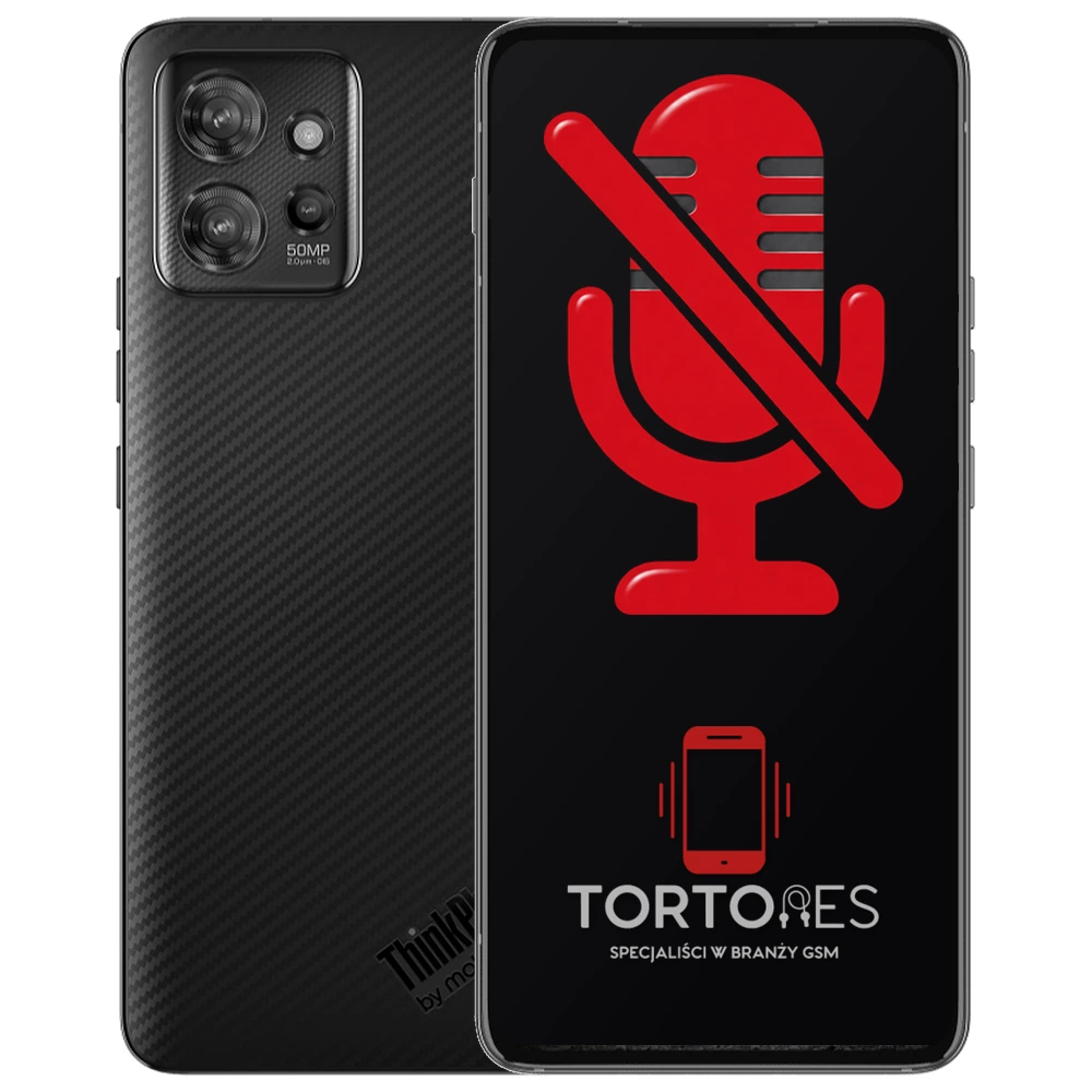 Motorola ThinkPhone z symbolem mikrofonu - naprawa mikrofonu