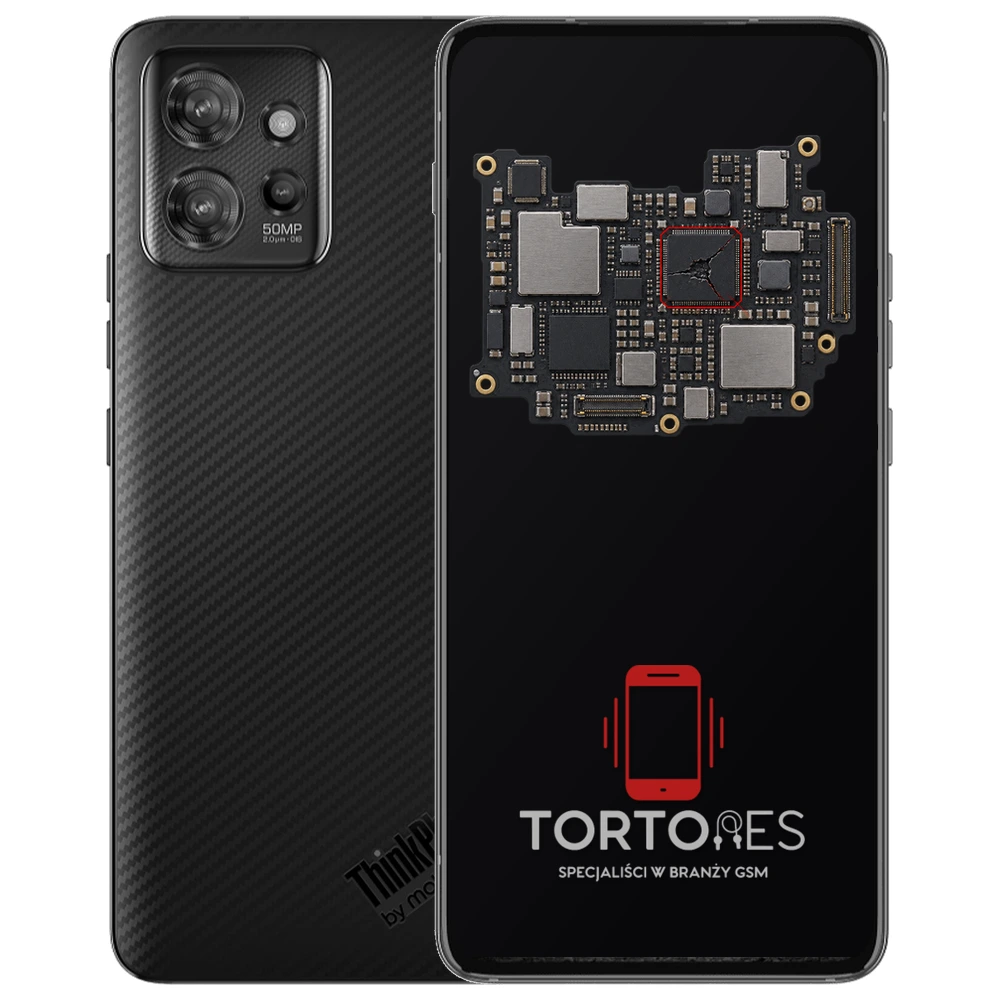 Motorola ThinkPhone z ilustracją płyty głównej - naprawa płyty głównej