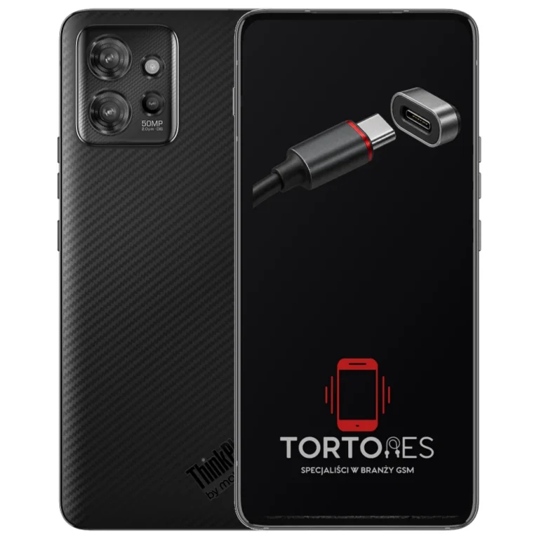 Motorola ThinkPhone z ilustracją złącza ładowania - naprawa złącza ładowania