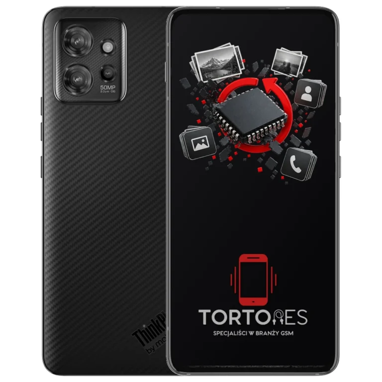 Motorola ThinkPhone z ilustracją odzyskiwania danych - odzyskiwanie danych