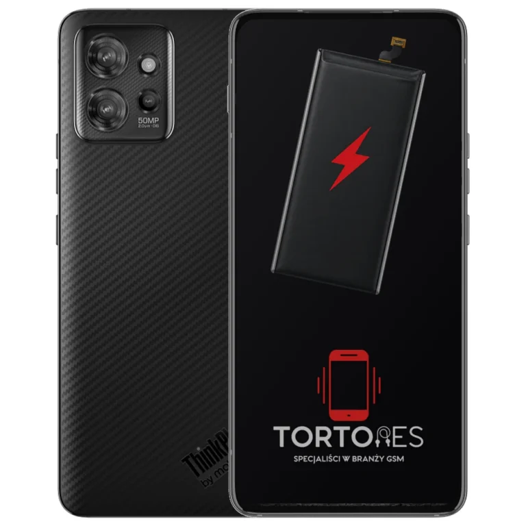 Motorola ThinkPhone z ilustracją baterii - wymiana baterii