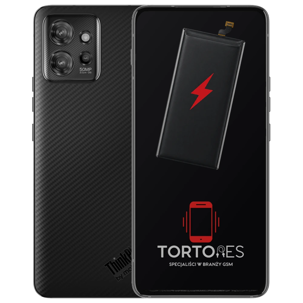 Motorola ThinkPhone z ilustracją baterii - wymiana baterii
