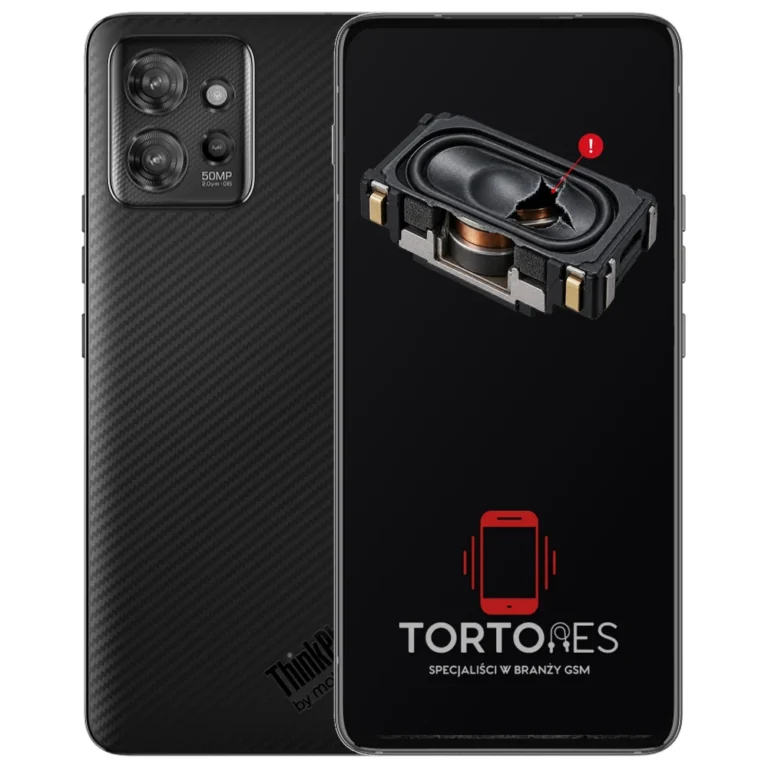 Motorola ThinkPhone z symbolem głośnika multimedialnego - wymiana głośnika multimedialnego