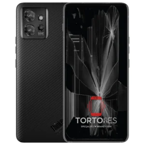 Motorola ThinkPhone z ilustracją pękniętego wyświetlacza - wymiana zbitego wyświetlacza