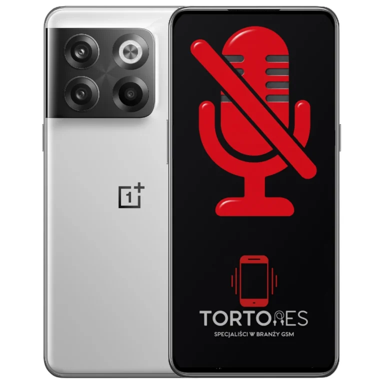 OnePlus 10T z symbolem mikrofonu - naprawa mikrofonu
