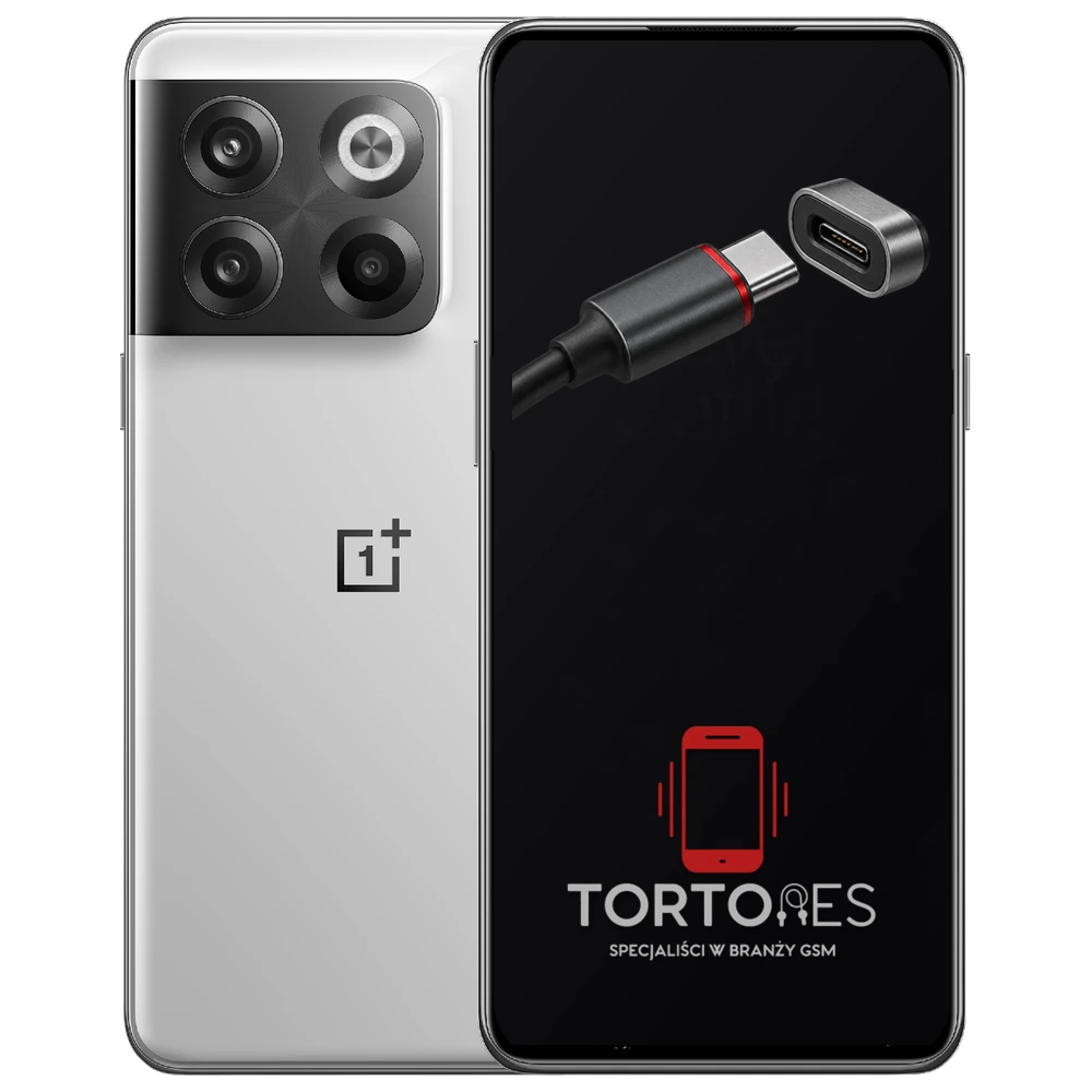 OnePlus 10T z ilustracją złącza ładowania - naprawa złącza ładowania