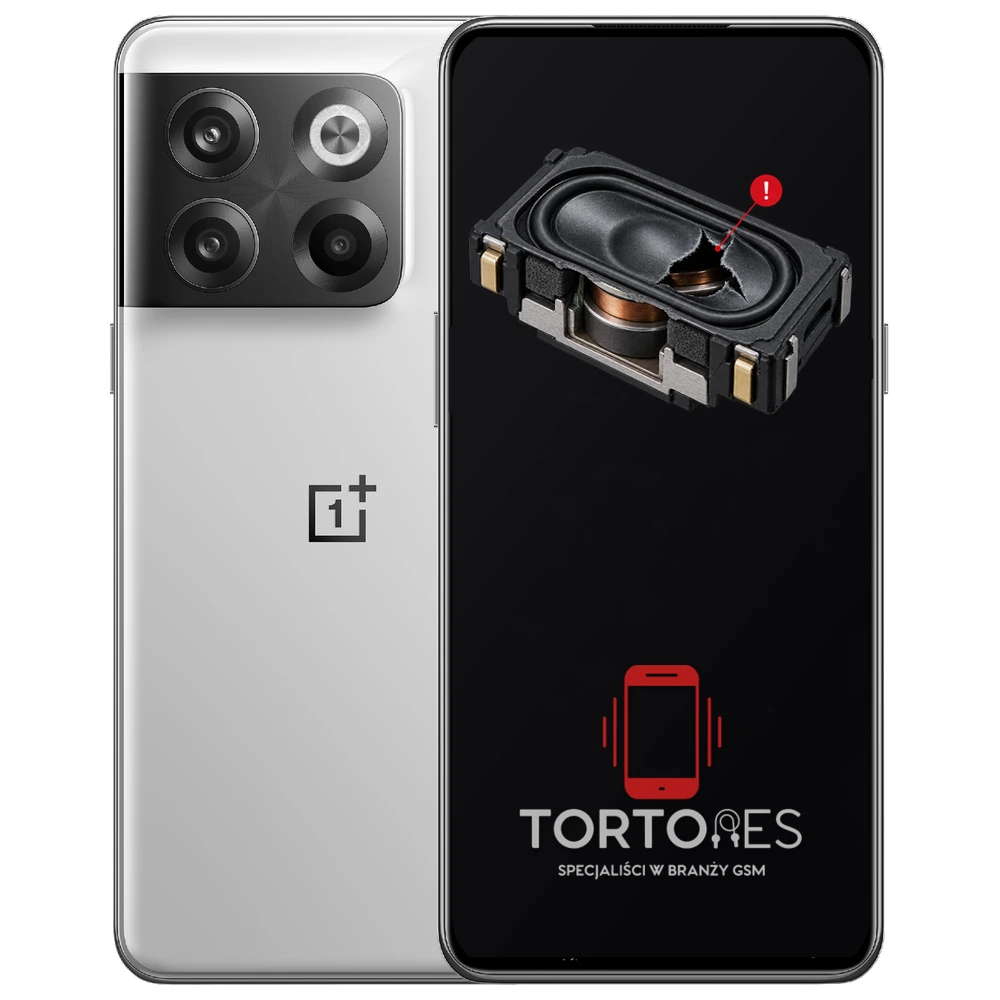 OnePlus 10T z symbolem głośnika multimedialnego - wymiana głośnika multimedialnego