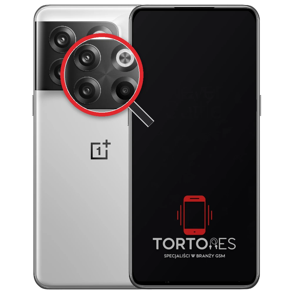 OnePlus 10T z lupą na tylnych aparatach - wymiana tylnej kamery