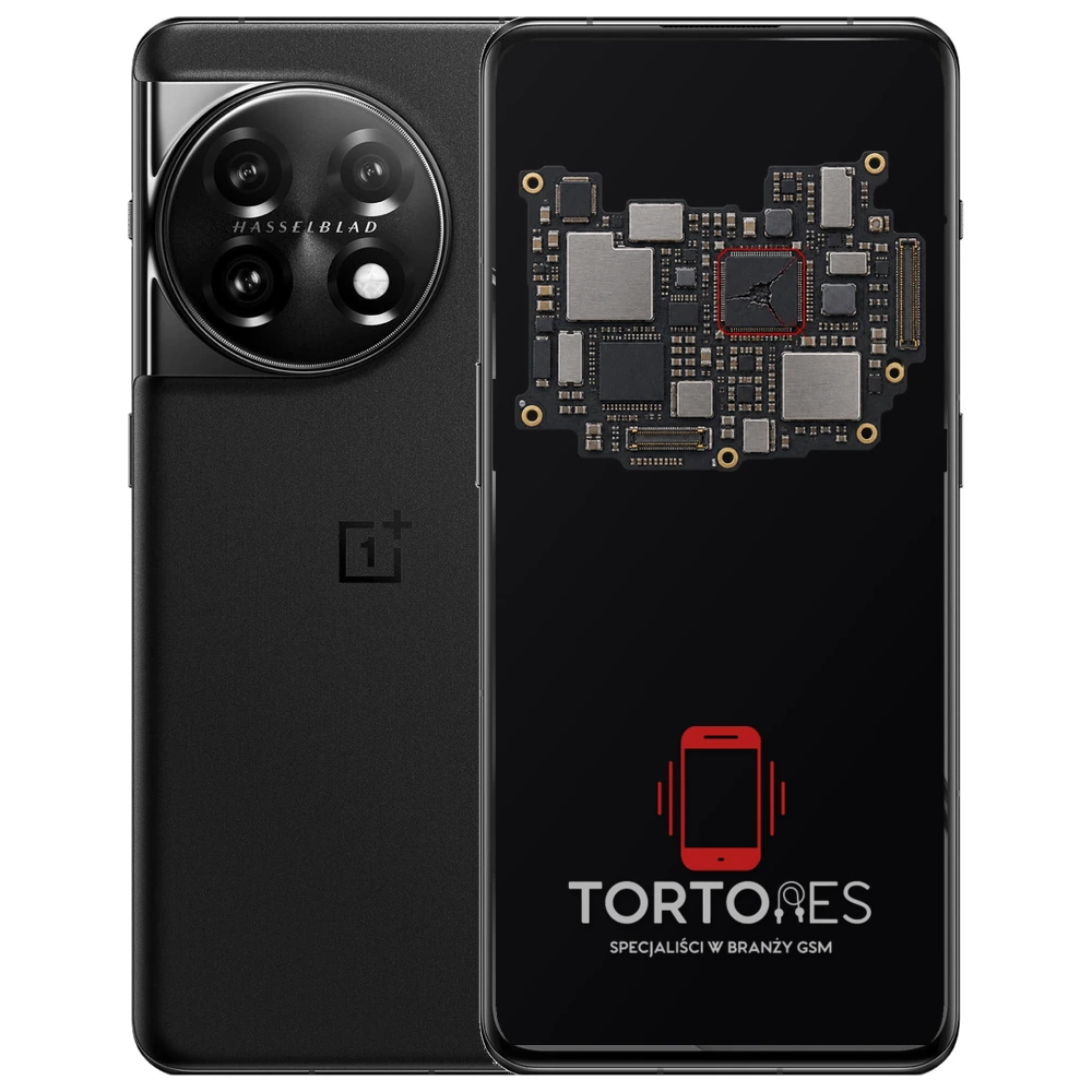 OnePlus 11 5G z ilustracją płyty głównej - naprawa płyty głównej