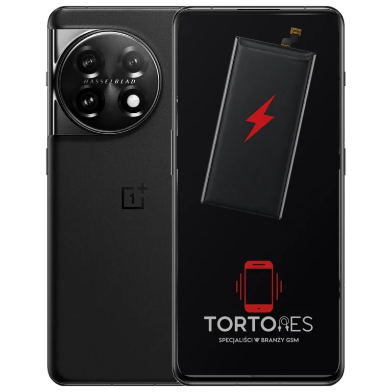 OnePlus 11 5G z ilustracją baterii - wymiana baterii