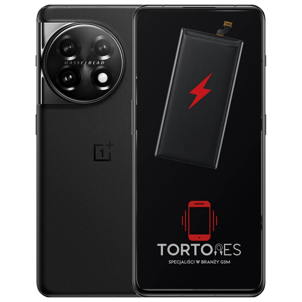 OnePlus 11 5G z ilustracją baterii - wymiana baterii