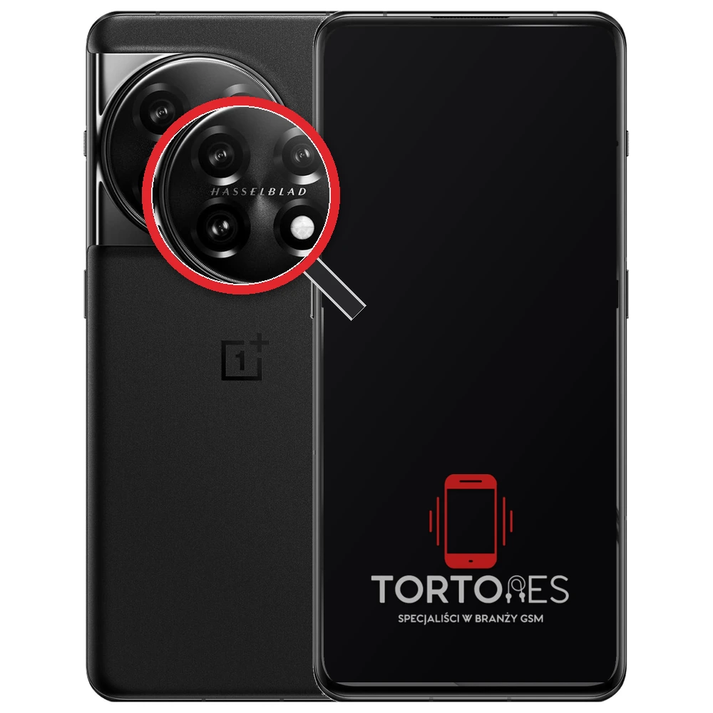 OnePlus 11 5G z lupą na tylnych aparatach - wymiana tylnej kamery