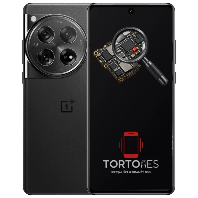OnePlus 12 z symbolem diagnostyki - diagnoza telefonu