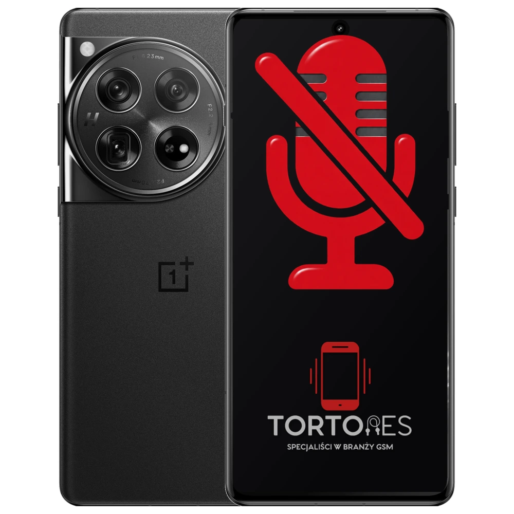 OnePlus 12 z symbolem mikrofonu - naprawa mikrofonu