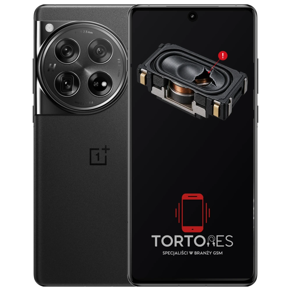 OnePlus 12 z symbolem głośnika multimedialnego - wymiana głośnika multimedialnego