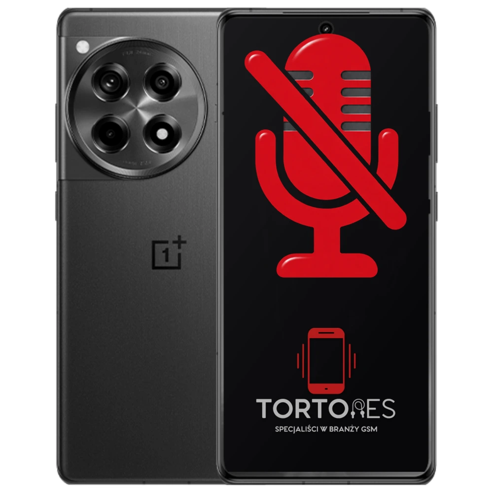 OnePlus 12R z symbolem mikrofonu - naprawa mikrofonu