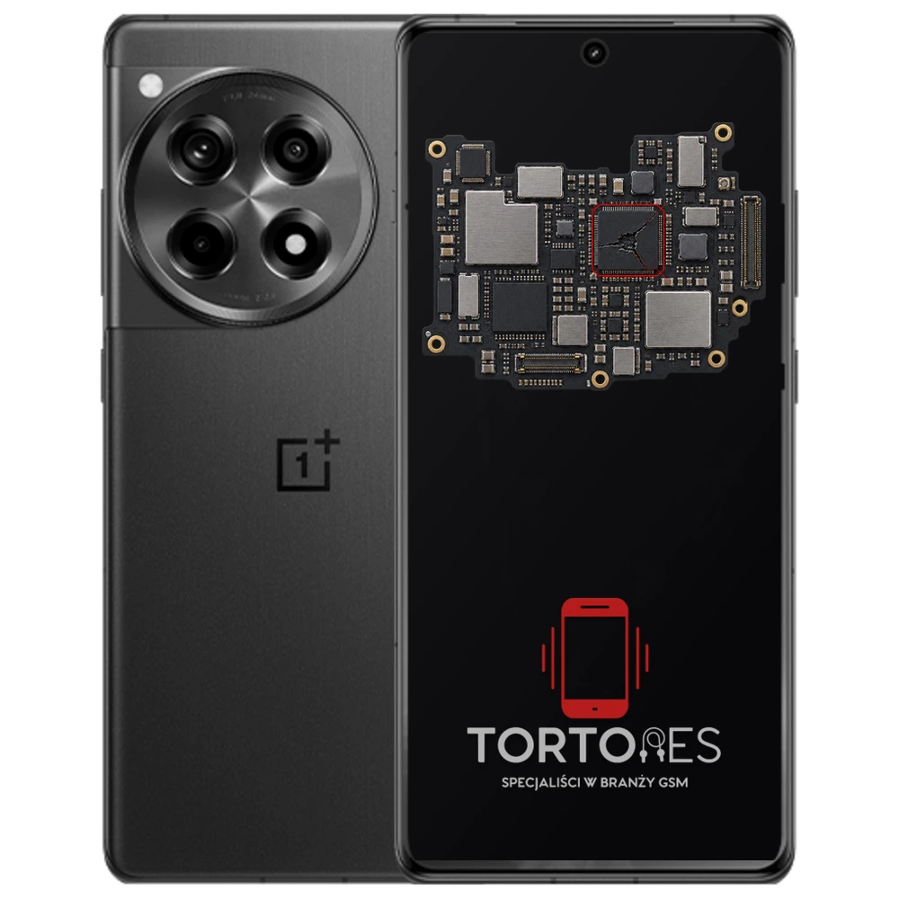 OnePlus 12R z ilustracją płyty głównej - naprawa płyty głównej