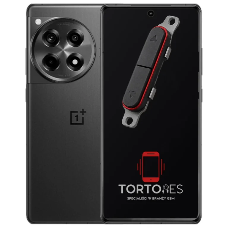 OnePlus 12R z symbolem przycisków - naprawa przycisków włączania i głośności