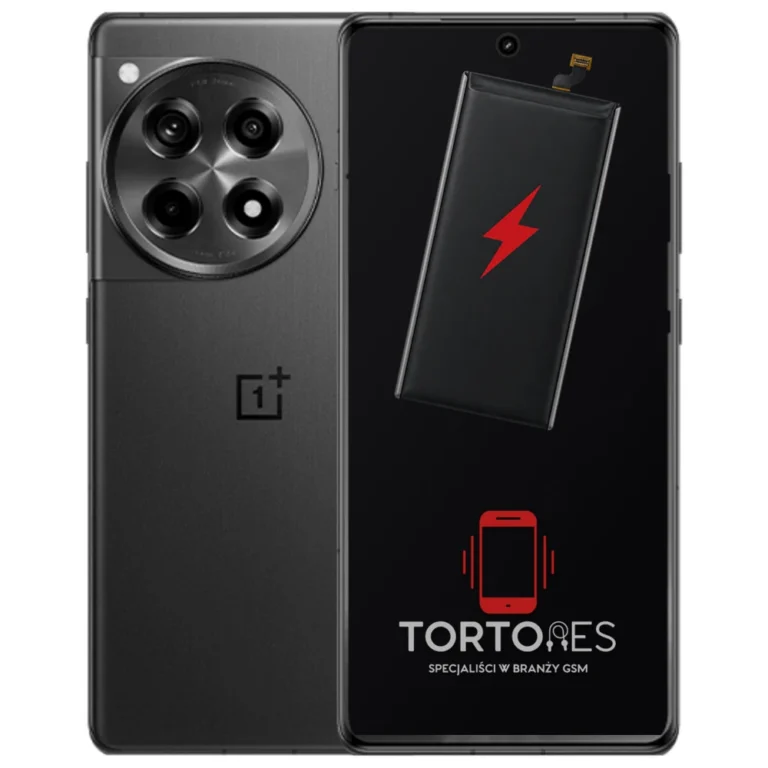 OnePlus 12R z ilustracją baterii - wymiana baterii