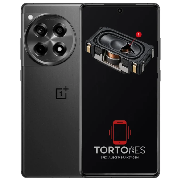 OnePlus 12R z symbolem głośnika multimedialnego - wymiana głośnika multimedialnego
