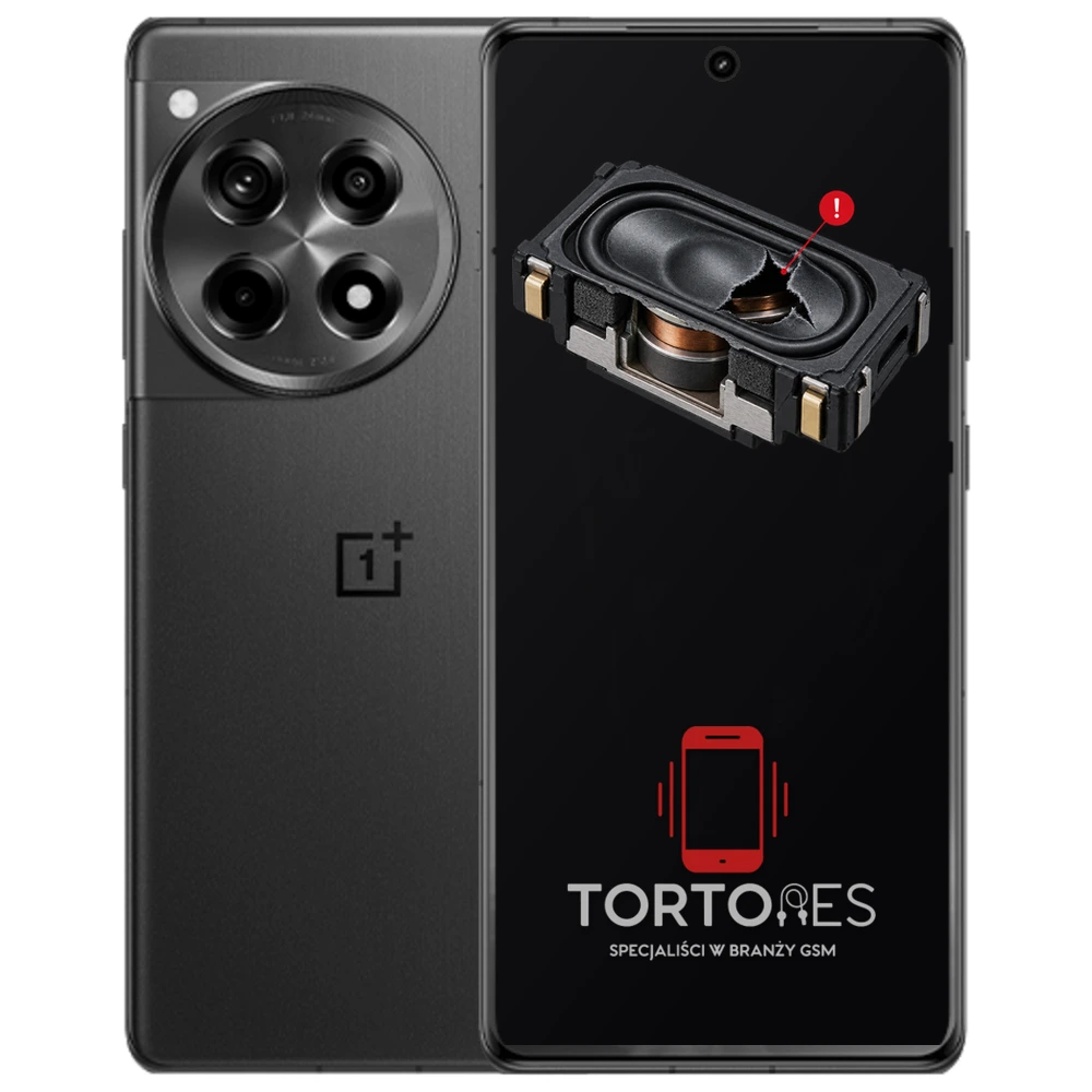 OnePlus 12R z symbolem głośnika multimedialnego - wymiana głośnika multimedialnego