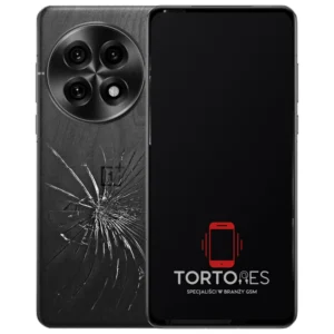 OnePlus 13 z ilustracją pękniętej tylnej klapki - wymiana zbitej klapki