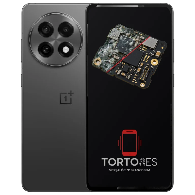 OnePlus 13R z ilustracją zalania - czyszczenie po zalaniu