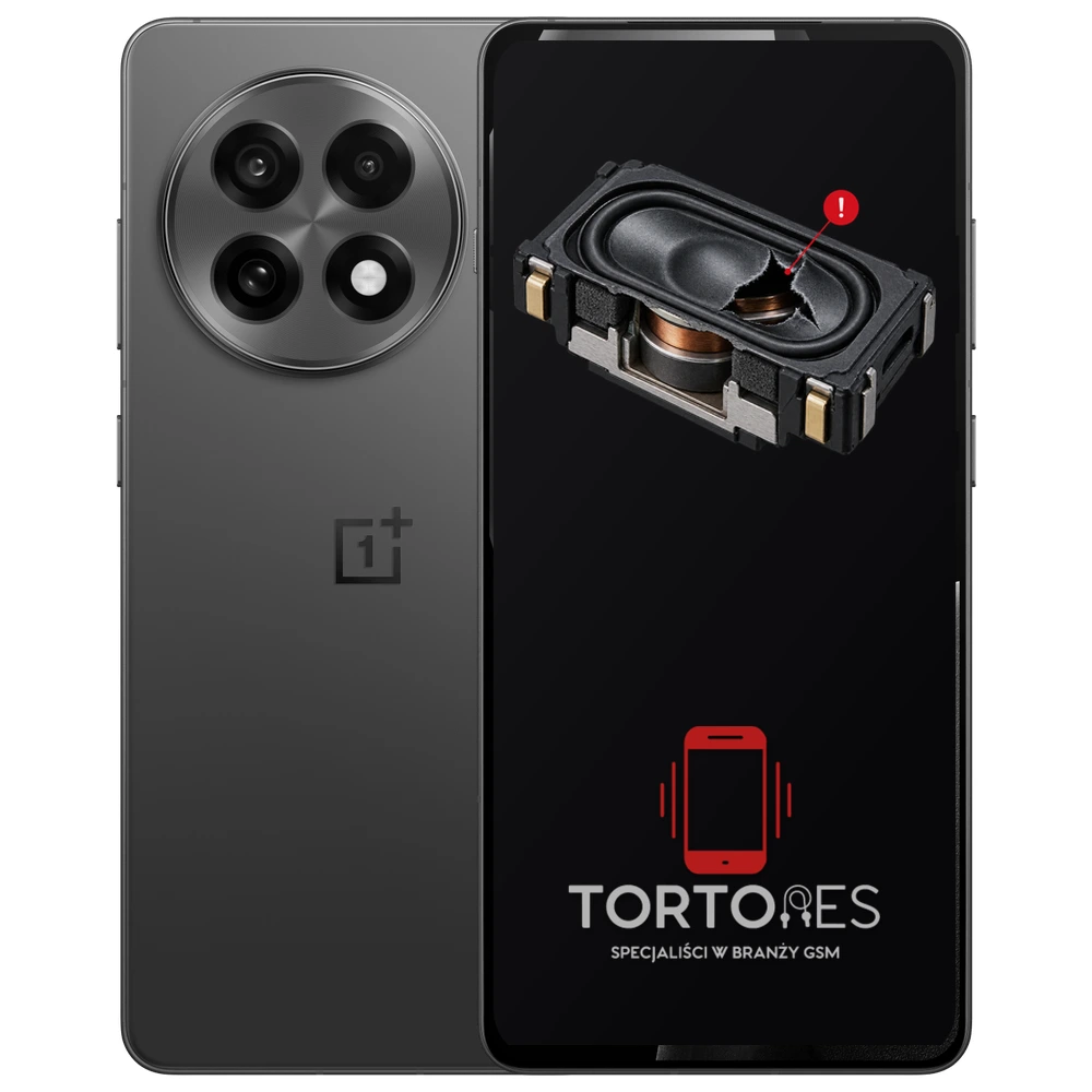 OnePlus 13R z symbolem głośnika multimedialnego - wymiana głośnika multimedialnego