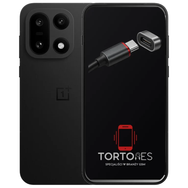 OnePlus 15 z ilustracją złącza ładowania - naprawa złącza ładowania