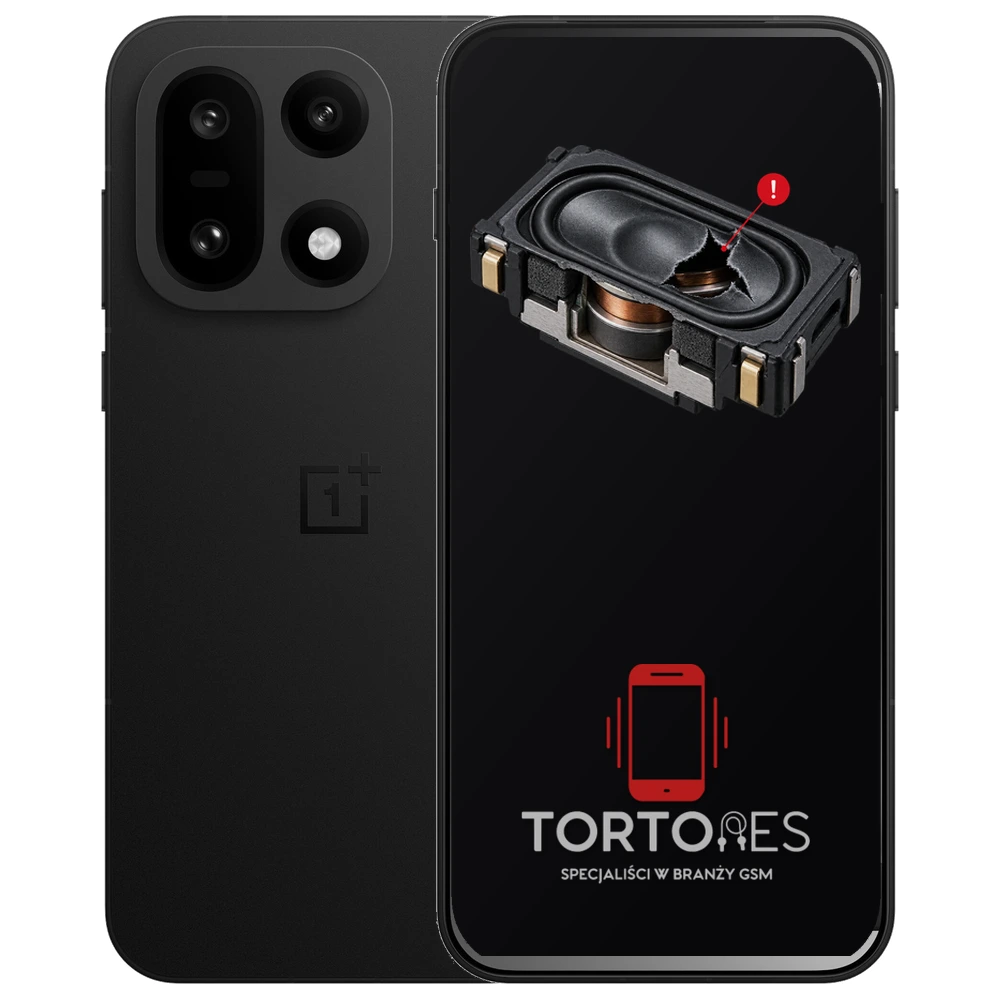 OnePlus 15 z symbolem głośnika multimedialnego - wymiana głośnika multimedialnego