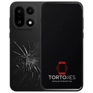 OnePlus 15 z ilustracją pękniętej tylnej klapki - wymiana zbitej klapki
