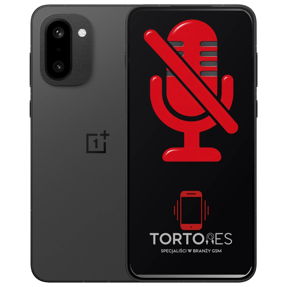 OnePlus 15R z symbolem mikrofonu - naprawa mikrofonu