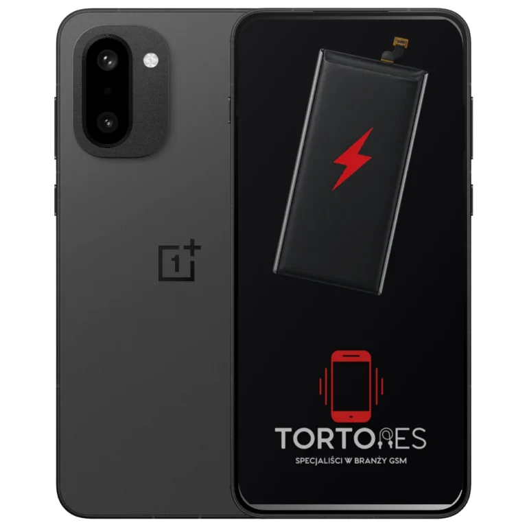 OnePlus 15R z ilustracją baterii - wymiana baterii