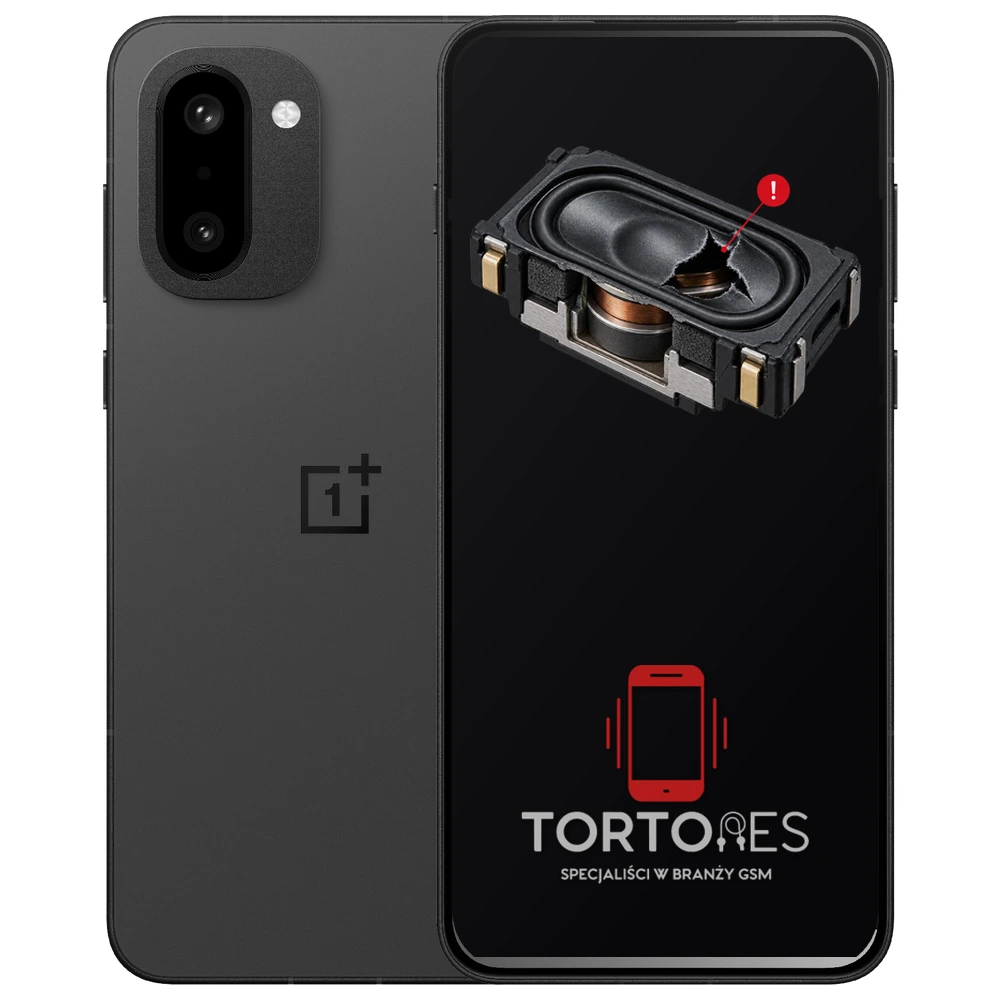 OnePlus 15R z symbolem głośnika multimedialnego - wymiana głośnika multimedialnego
