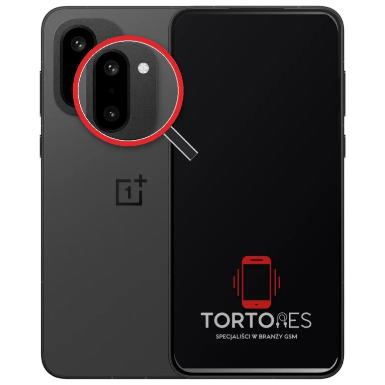 OnePlus 15R z lupą na tylnych aparatach - wymiana tylnej kamery