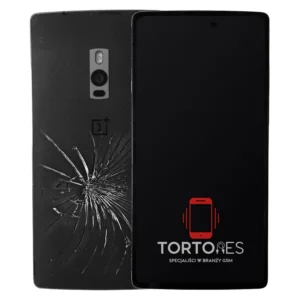 OnePlus 2 z ilustracją pękniętej tylnej klapki - wymiana zbitej klapki