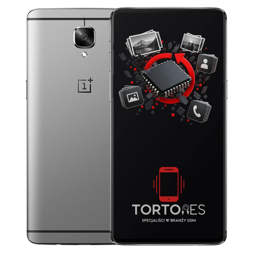 OnePlus 3 z ilustracją odzyskiwania danych - odzyskiwanie danych