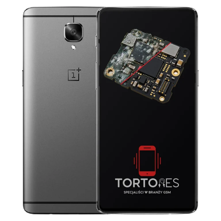 OnePlus 3T z ilustracją zalania - czyszczenie po zalaniu