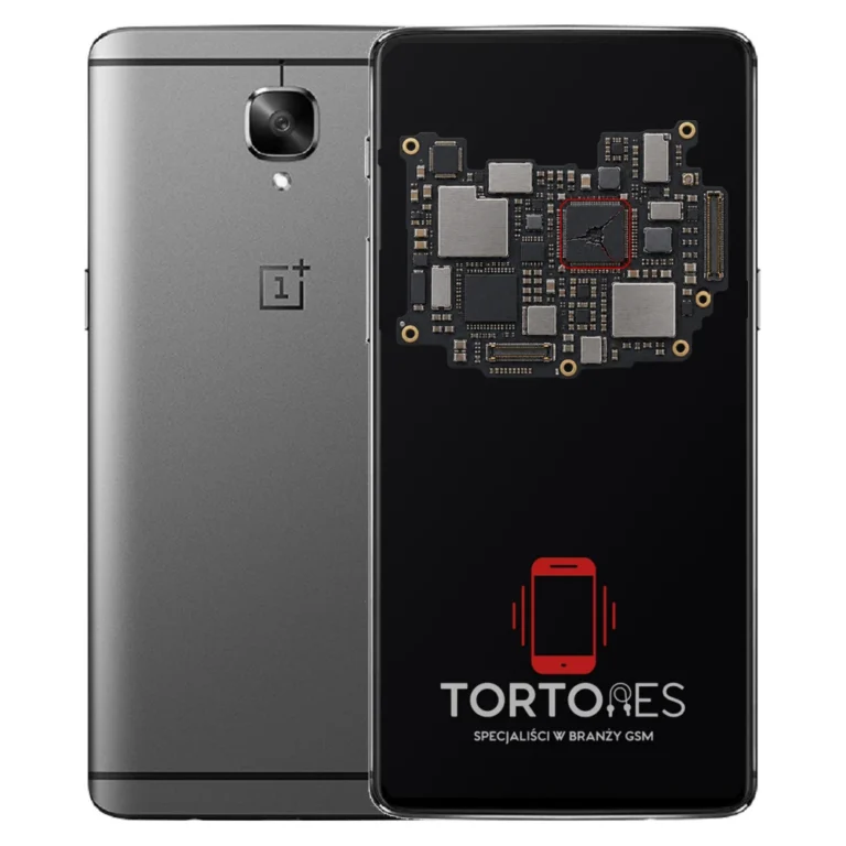 OnePlus 3T z ilustracją płyty głównej - naprawa płyty głównej