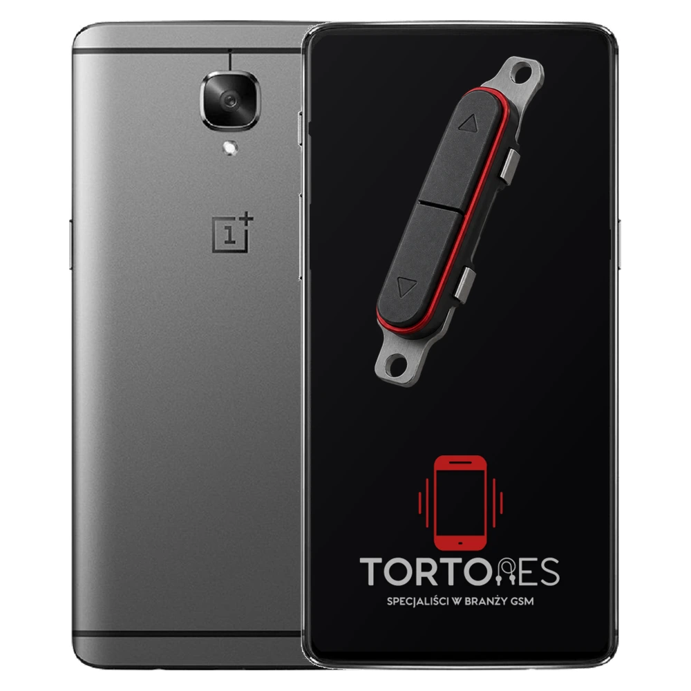 OnePlus 3T z symbolem przycisków - naprawa przycisków włączania i głośności