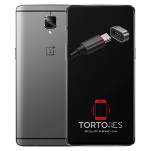 OnePlus 3T z ilustracją złącza ładowania - naprawa złącza ładowania
